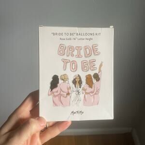 Rose Gold Bride to be Balloons